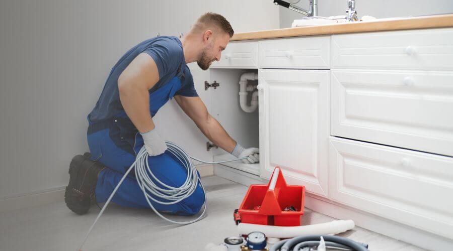 Local annual plumbing maintenance in Perry, MI